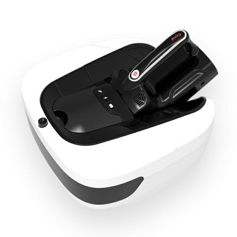 ハンドクリーナー付 ロボット掃除機 マッピング スケジュール機能 b8ta Coral One- 2-in-1 Robot Vacuum and Handheld 家電