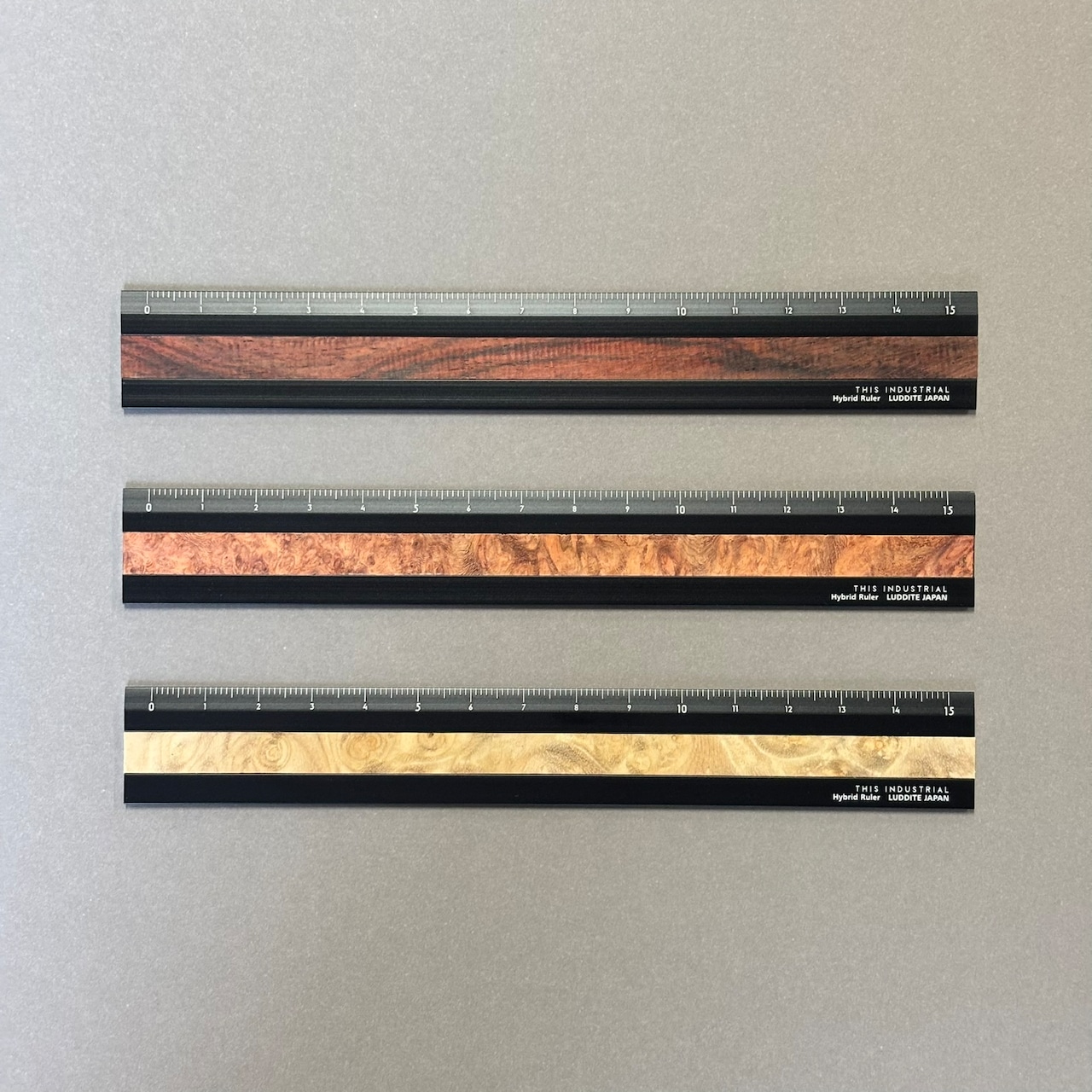 THIS INDUSTRIAL Hybrid Ruler FineWood