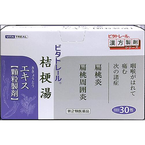 【第2類医薬品】東洋漢方製薬 ビタトレール 桔梗湯エキス顆粒（ききょうとう） 30包×12個セット