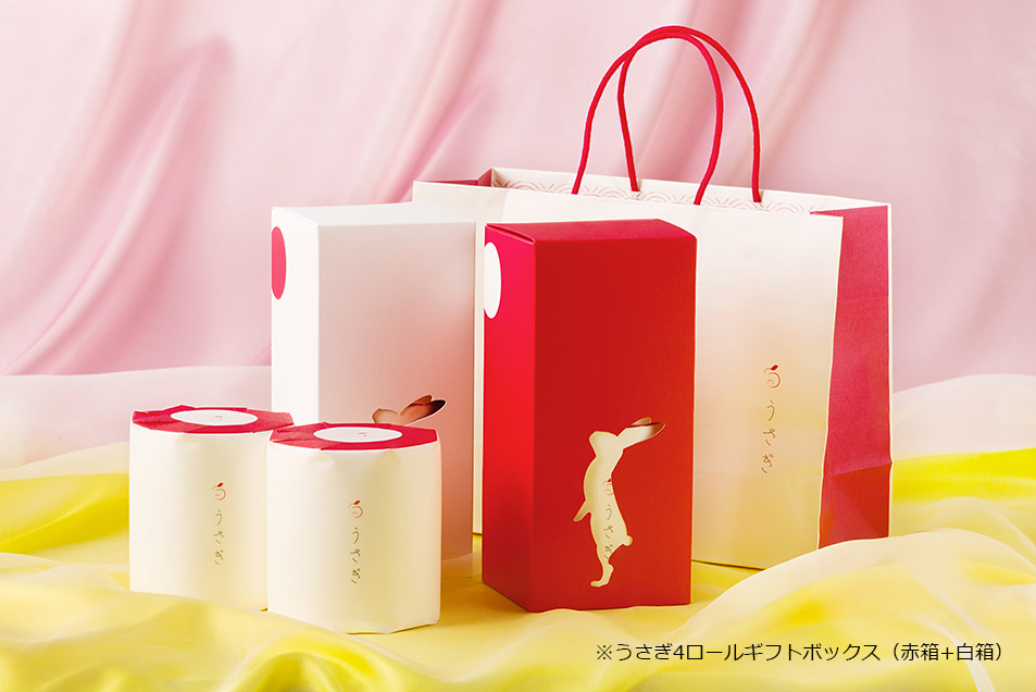 うさぎ4ロールギフトボックス 